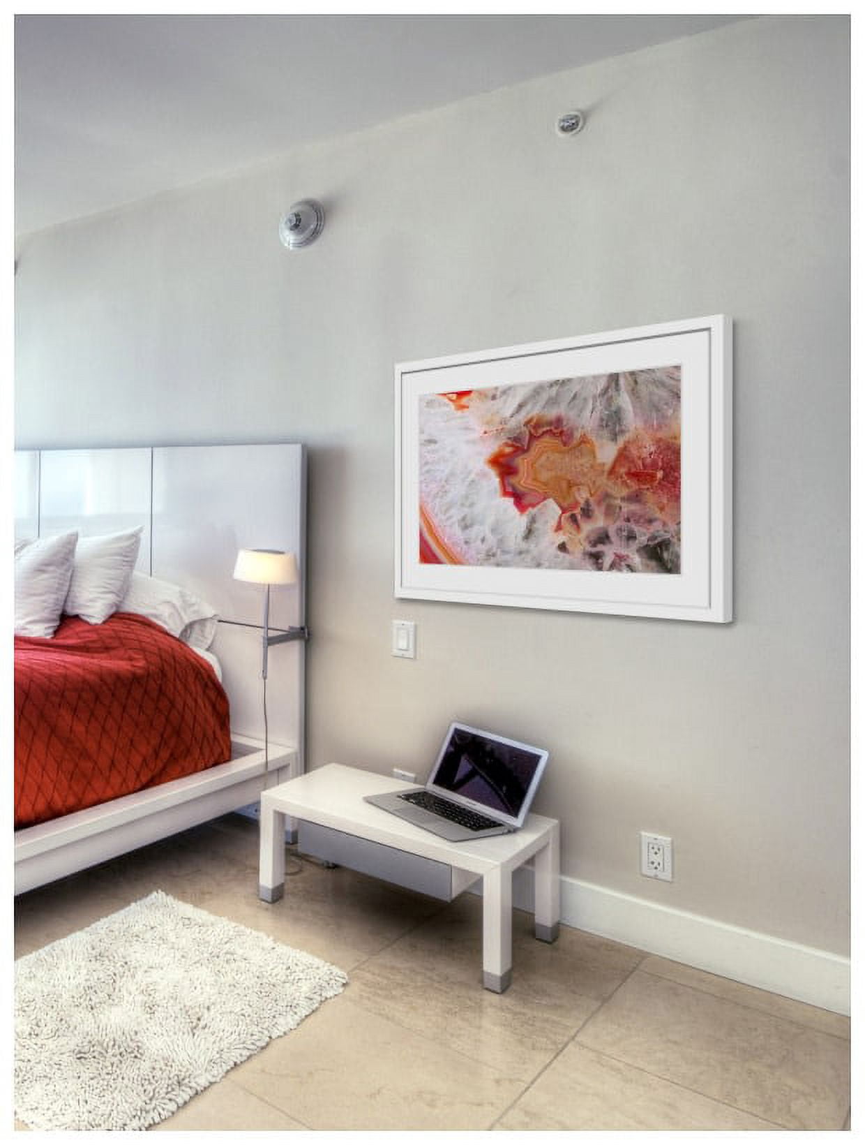 "Sand Layers" Framed Painting Art Print, 18" x 1.5"