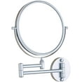 thumbnail image 1 of Bathroom Mirror Makeup Mirror Wall Type Cosmetology Magnifier Extensible Double Face Mirror 8 inch, 1 of 5