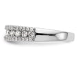 thumbnail image 3 of Auriga 14K White Gold Channel-set Complete Diamond Band for Women Size 7 (0.61ct, Clarity- I1), 3 of 6