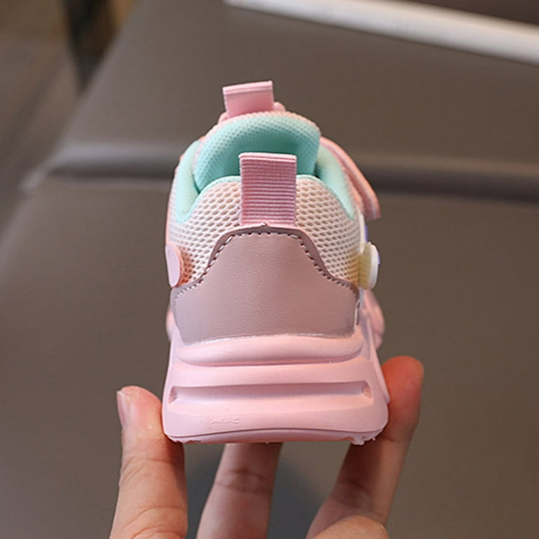 Sngxgn Toddler Boys Girls Light Up Shoes Flashing Lightweight Mesh