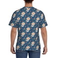 thumbnail image 3 of Bixox Men's Space Puppy Printed Short Sleeve Skinny Athletic T-Shirt, 3 of 6