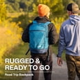thumbnail image 7 of RTIC Road Trip Backpack, Water Resistant, Mesh Back Panel, 20 Liters, Black, 7 of 7