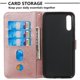 thumbnail image 5 of Estuche de Cuero PU con Cierre para Samsung Galaxy A50/A50S/A30S , Funda Protectora con Billetera y Correa, 5 of 5