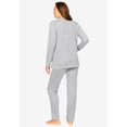 thumbnail image 2 of Dreams & Co. Plus Size  3-Piece Pajama Set, 2 of 6