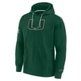 thumbnail image 2 of Men's Fanatics Green Miami Hurricanes Elements Pace Pullover Hoodie, 2 of 3