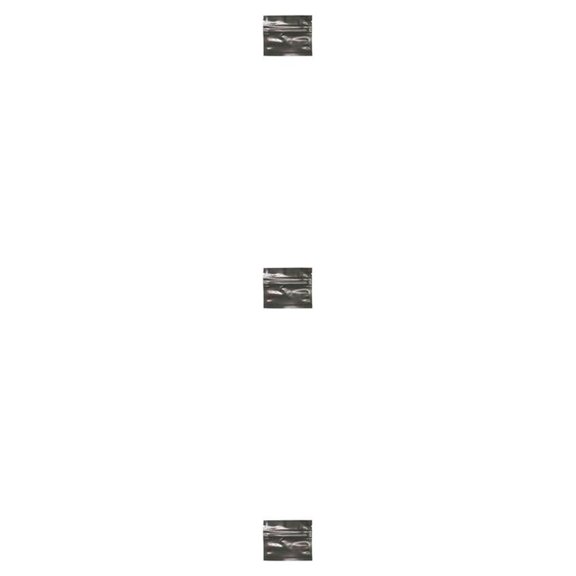 Wosthever Paquete de 100 piezas Bolsa de papel de aluminio Soportes de polvo cosmético Bolsas de paquete Ziplock con bolsa de sujeción de color Type1 NO1