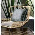 thumbnail image 4 of Window Wreath Palace Throw Pillow with Removable Cover in Gray Green Pink 18x18, 4 of 4