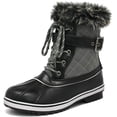 thumbnail image 1 of Dream Pairs Botas de nieve de invierno impermeables a media pantorrilla para mujer RIVER_3 Dream Pairs RIVER_3, 1 of 7