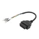 thumbnail image 5 of Cable Conector Hembra OBD2, 5 Pines Extensión De Diagnóstico De Alta Confiabilidad Cable Flexible Rendimiento Estable A Prueba De Roturas Para Automóvil, 5 of 7