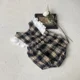 thumbnail image 3 of 0-2Y 2025 Spring Baby Clothes Retro Plaid Jumpsuit Sleeveless Infant Girls Fake 2Pcs Bodysuit  Trendy Toddler Loose One Piece, 3 of 6