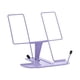 thumbnail image 4 of Soporte para libros de recetas portátil, plegable, ligero y ajustable de metal. Violeta, 4 of 9