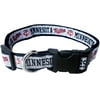 Pets First MLB Minnesota Twins Dogs and Cats Collar - Heavy-Duty, Durable & Adjustable - Large