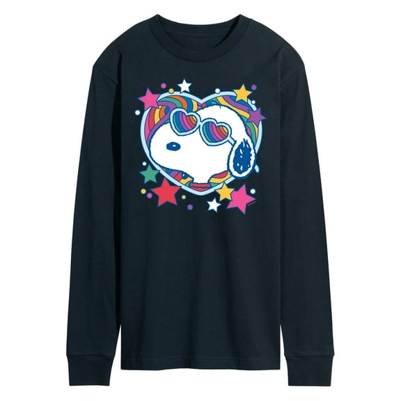 Peanuts - Snoopy Groovy Heart - Men's Long Sleeve T-Shirt