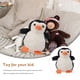 thumbnail image 2 of FELTECHELECTR Muñeco de pingüino de peluche, adorable juguete de pingüino de peluche, juguete de pingüino de dibujos animados para niños, regalo de cumpleaños, 2 of 7