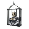 thumbnail image 1 of Decor Prop, Interesting Quick Installation  Scary Skull Cage Prisoner  For Haunted House For KTV Hooded Ghost, 1 of 8