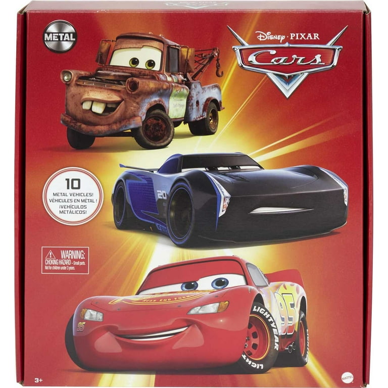 Disney Store Lightning McQueen Die Cast Set, Disney Pixar Cars on the Road