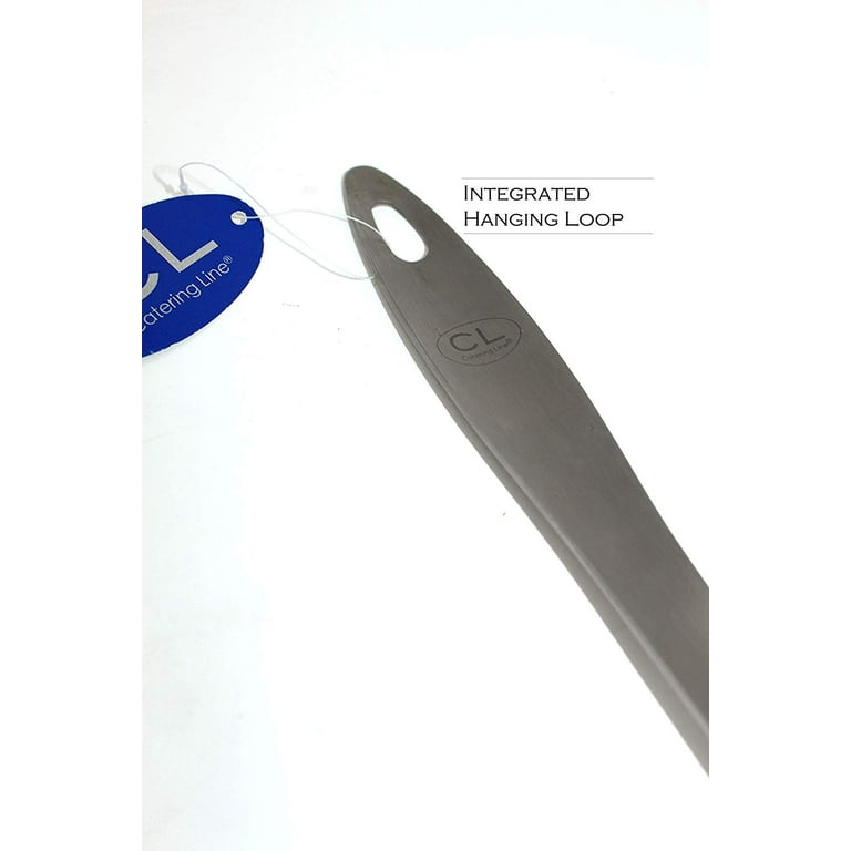 Catering Line Silicone Slotted Turner: Big Rubber Spatula Flipper