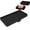 Black-[1Pack], variant on Silicone Organizer Tray, Soap and Sponge holder for Kitchen Sink, Bathroom - Storage Tray for Dish Brush, Soap Dispenser, Dishwashing Accessories(S)