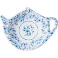 thumbnail image 4 of Supreme Housewares Blue and White Floral Tea Bag Holders, Teapot Shaped Tea Bag Coasters Spoon Rests Saucer Seasoning Dish Set, Blue, 4 x 3 Inch, Set of 4, 4 of 6