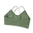 thumbnail image 5 of Cute Sports Bras for Women Lightly Lined Bra Feature V-Neck Nursing Bra Style W-1047 Green M, 5 of 6