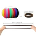 thumbnail image 2 of JIRIS 100 pcs No Break Hair Ties fitting Kit, and limited-time Starter Kit | Gentle for any hair type with no slipping or snagging Color mixing(Red), 2 of 4