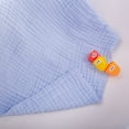 thumbnail image 4 of L'Ange Baby Cotton Muslin Lightweight Yellow Bath Towel and Blanket, 4 of 6