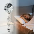 thumbnail image 4 of Battery Operated Analog Wall Clocks Non-Ticking Silent Modern Clock Decorative for Home,Office-The Surface Texture Of White Marble With Black Veins(10inch), 4 of 4
