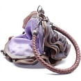 thumbnail image 5 of Rose Shaped Evening Bag Soft Satin Clutch Purse Floral Wristlet Handbag for Women Wedding Party Purse, 5 of 6