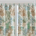 thumbnail image 3 of Barefoot Bungalow Atlantis Window Panel And Tie Back With 3" Rod Pocket - 42X84" Jade, 3 of 5
