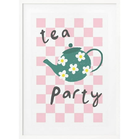 Tea Party Framed Art Modern Wall Decor