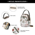 thumbnail image 4 of FORMRS Crossbody Bag for Women Quilted Travel Shoulder Cell Phone Purse with Chain Strap Handbag, White Nordic Christmas House, 4 of 7