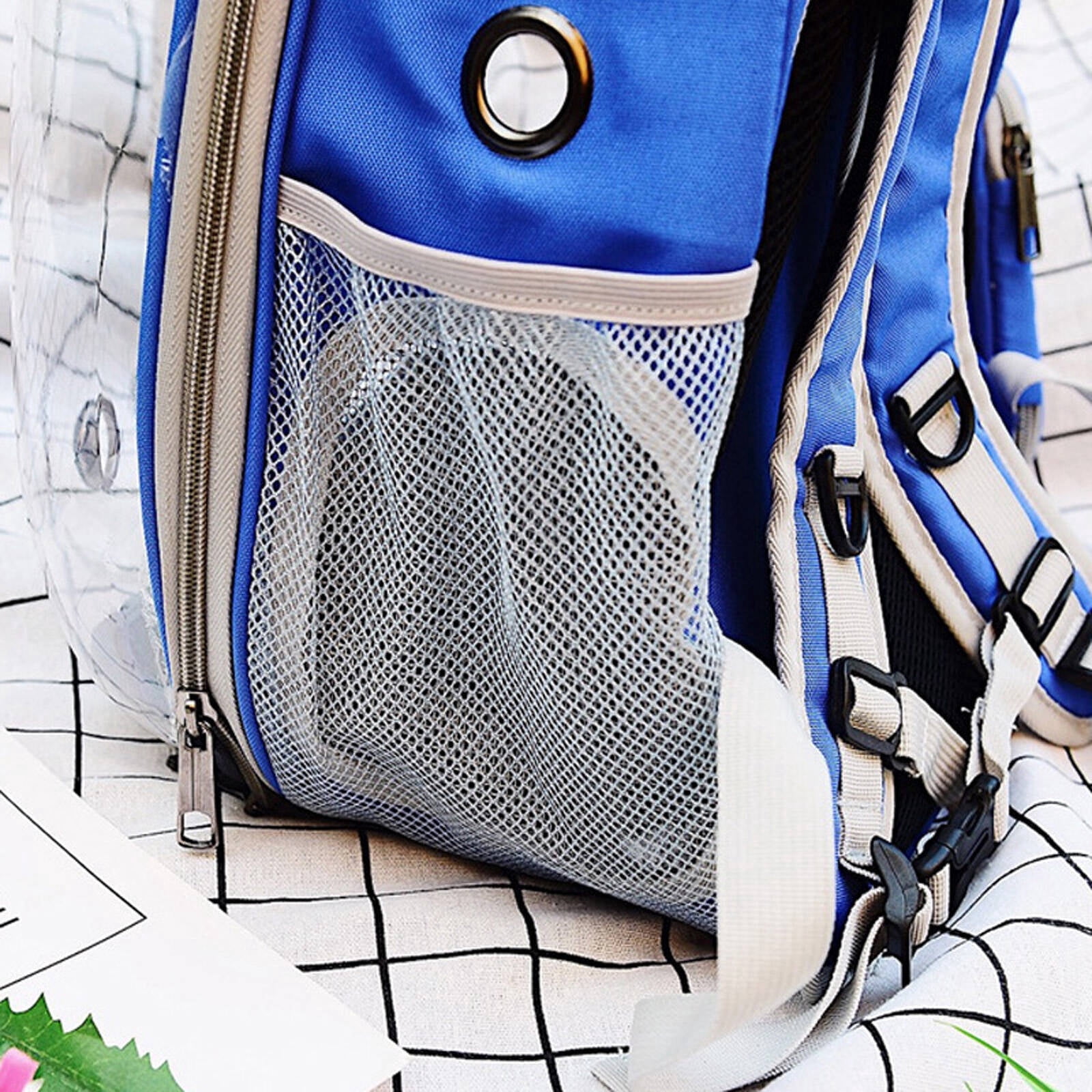 GASTROPOD 2026 New Cat Backpack,Soft Cushioned Interior for Your Pet'S Comfort Cat Backpack Carrier,Panoramic Transparent Design for A Clearer View Dog Carrier Backpack,Blue