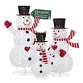 thumbnail image 1 of Decoración Navideña Iluminada Esquimal, Adorno Navidad con Luz Led para Exterior e Interior (Familia Muñecos de Nieve), 1 of 7