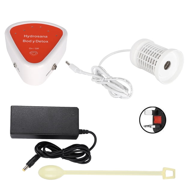 Baño de pies desintoxicante iónico portátil, máquina de limpieza de spa, para el cuidado de la salud (sin lavabo), enchufe británico de 110 a 240 V