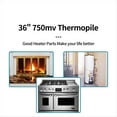 thumbnail image 5 of Termopila de 36 Pulgadas y 750 Mv Apta para Calentador Heat Glo, Reemplazo de Termopar de Milivoltios de 750 ℃ para Piezas de Chimenea Q313A, 3 Piezas, 5 of 5