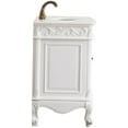 thumbnail image 3 of Elegant Lighting VF38842AW-VW Oakland 42" Free Standing Single Basin Vanity Set - Off, 3 of 7