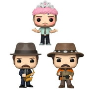 Funko POP! Parks & Rec 3 pc Collectors Set- Andy as Princess Rainbow Spar, Duke Silver, and Hunter Ron