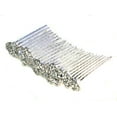thumbnail image 4 of Gorgeous Clear Crystal Floral Hair Comb Bridal Bridesmaid Wedding Party  A194, 4 of 4