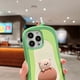 thumbnail image 4 of 3D Avocado Case for iPhone 14 Pro,iPhone 14 Pro Avocado Case,3D Cute Cartoon Kids Girls Women Kawaii Lovely Bear Avocado, 4 of 4