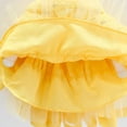 thumbnail image 5 of Kogui Pink Tutu Skirt Girls Girl's Tutu Skirt Layered Ballet Tutu Skirts Fluffy Princess Dancing Skirt 5T 6T (Yellow,5-6 Years), 5 of 9