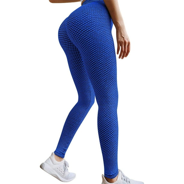 Women's wrinkled butt lifted high waist yoga pants leggings