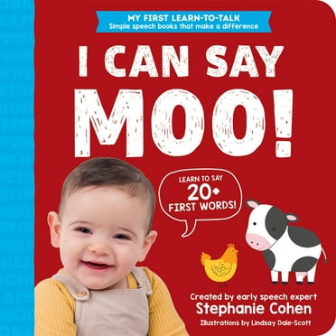 My First Learn-To-Talk Books I Can Say Moo!, (Board Book)