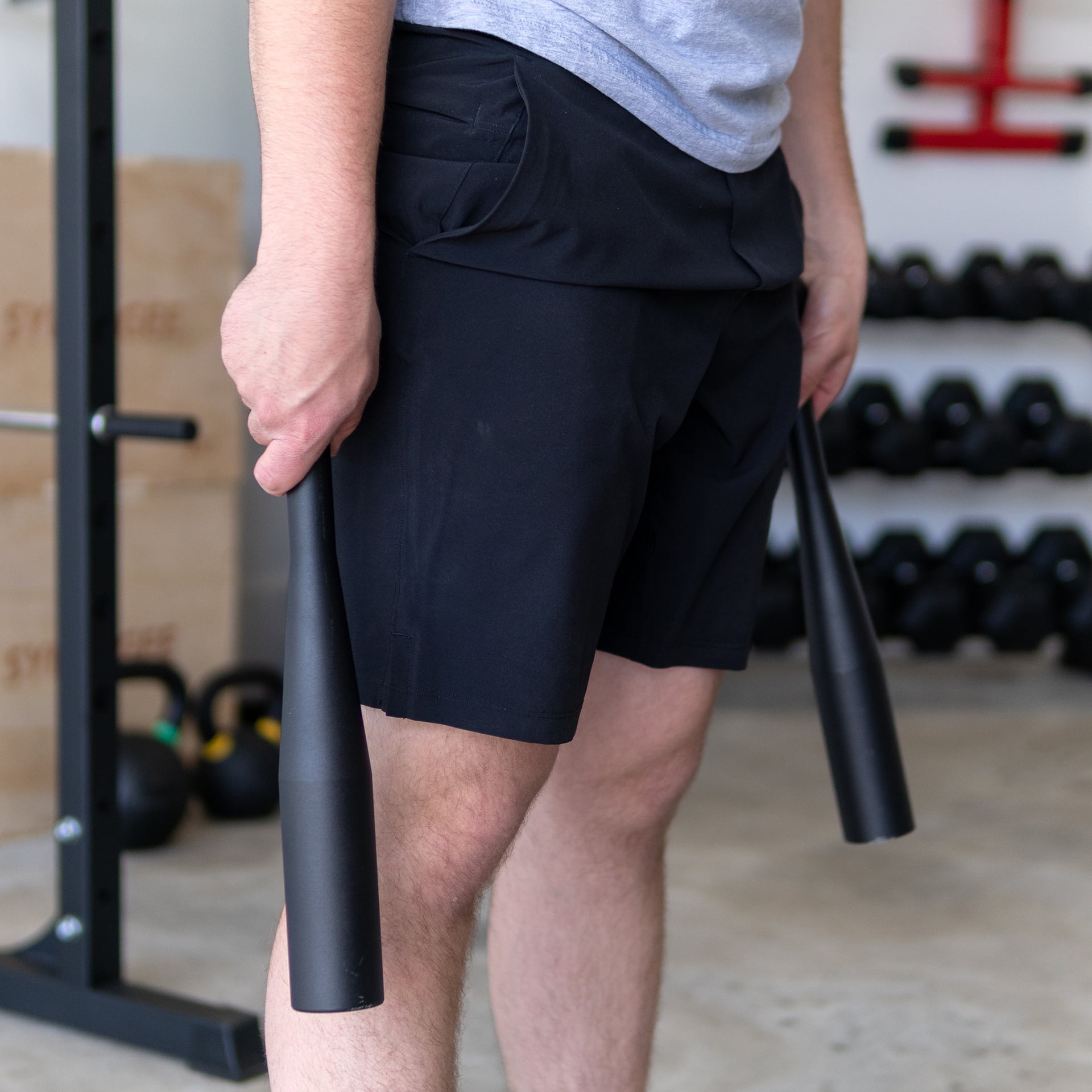 Synergee 15 LB Indian Club - Pair of Power Clubs - Exercise Weight Club Bells - Grip and Forearm Strength Trainer