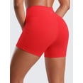 thumbnail image 2 of Shorts CRZ YOGA Butterluxe tiro alto 7.5 cm con bolsillos L Rojo, 2 of 5