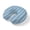 Lake Blue, variant on Neck Pillow, Mint Green Sttripes Memory Foam U-Shaped Travel Pillow for Airplane Car Train Office Nap, Portable Soft Head Neck Support for Sleeping & Reclining Modern Minimalist Lines Beige