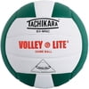 Tachikara SVMNC Volley-Lite Training Volleyball, Dark Green/White
