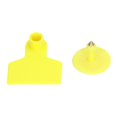 thumbnail image 1 of 100 Sets Livestock Ear Tags Yellow Strong Plastic Easy to Use Blank Cattle Ear Tags for Cow Sheep Pig Farm, 1 of 4