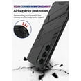 thumbnail image 5 of for Samsung Galaxy S23 Phone Case, Kickstand Rugged Shockproof TPU Matte Textured All-Inclusive Lens Protective Shell Hard PC Back Cover Sturdy Case for Samsung S23 5G Phone, Black, 5 of 12