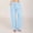 Light Blue1, variant on BUIGTTKLOP Womens Pants Cotton Linen Drawstring Low Waisted Lounge Pants Straight Wide Leg Loose Fitted Summer Palazzo Trousers