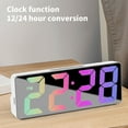 thumbnail image 2 of sruoe Alarm Clock, Clock Alarm Bedside, Clock Alarm Digital, Alarm Clocks for Bedrooms, Small Alarm Clock, Vibrating Alarm Clock, Projection Rectangular, Plastic, 2 of 4